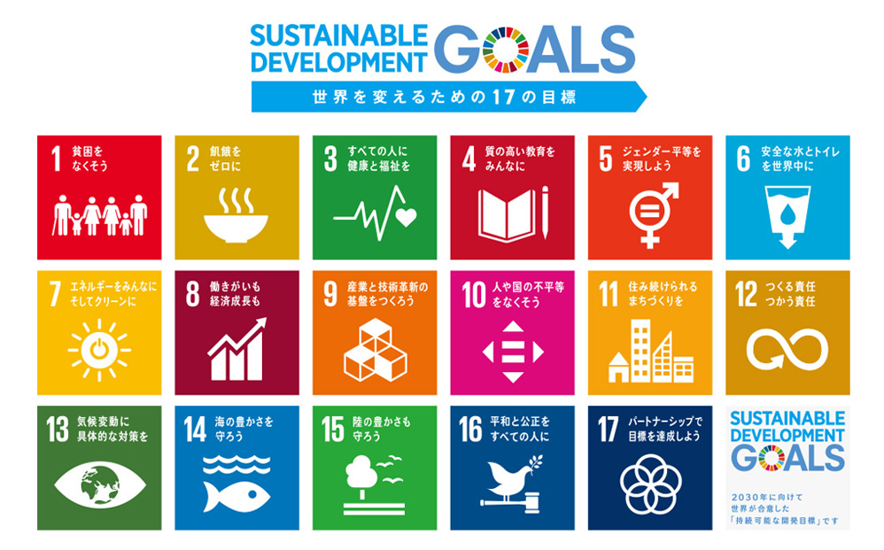 Sustainable Development Goals: 17 goals